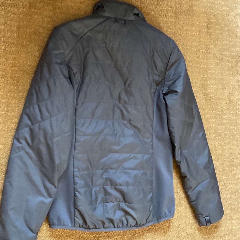 The North Face Gray Insulated Jacket with Pink Logo Accents - Picture 5 of 6